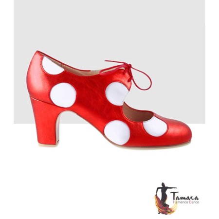 Begoña Cervera Flamenco street shoes Begoña Cervera model Cordonera Lunares Street