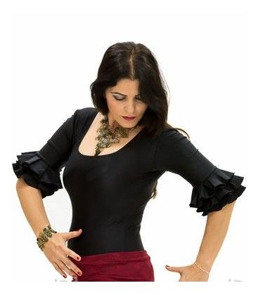 bodycamiseta flamenca niña - Maillots/Bodys/Camiseta/Top TAMARA Flamenco - Body Jaleo niña