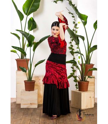 bodycamiseta flamenca mujer en stock - Maillots/Bodys/Camiseta/Top TAMARA Flamenco - Rania T-shirt - Elastic knitted