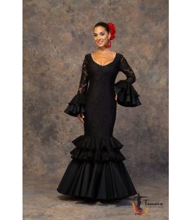 woman flamenco dresses 2019 - Aires de Feria - Flamenca dress Copla Black
