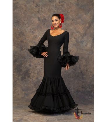 robes de flamenco 2019 pour femme - Aires de Feria - Robe de flamenca Verso Noire