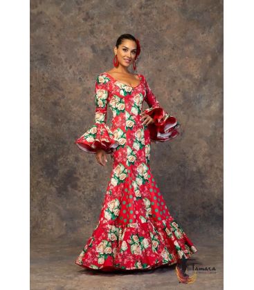 robes de flamenco 2019 pour femme - Aires de Feria - Robe de flamenca Fragancia Rouge