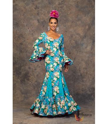 robes de flamenco 2019 pour femme - Aires de Feria - Robe de flamenca Fragancia Turquoise