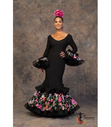robes de flamenco 2019 pour femme - Aires de Feria - Robe de flamenca Guapa Noir