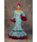 Flamenca dress Guapa Turquoise