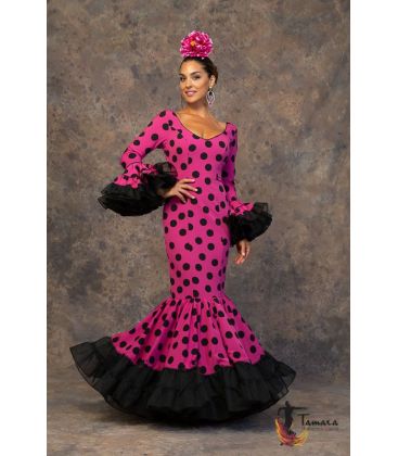 trajes de flamenca 2019 mujer - Aires de Feria - Vestido de gitana Revuelo Fuxia