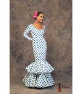 Vestido de flamenca Antojo Blanco