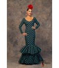 Flamenca dress Antojo Turquoise