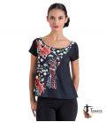 T-shirt flamenca - Desing 21 Sleeves