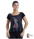 T-shirt flamenca - Desing 13 Sleeves