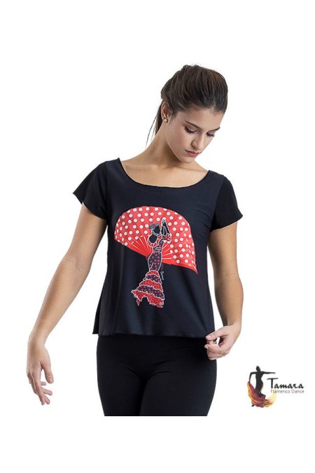 Body/Camiseta flamenca MUJER modelo Camiseta flamenca - Diseño 18 Mangas 