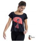 T-shirt flamenca - Desing 18 Sleeves