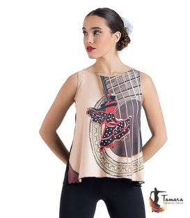 maillots bodys y tops de flamenco de mujer - - Camiseta flamenca - Diseño 11
