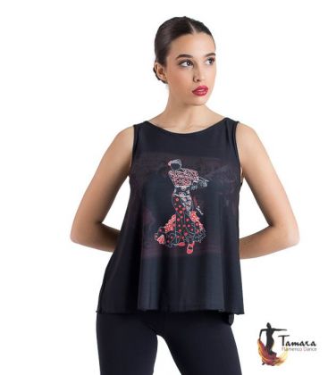 bodycamiseta flamenca mujer en stock - - T-shirt flamenca - Desing 13