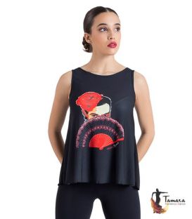 bodycamiseta flamenca mujer en stock - - T-shirt flamenca - Desing 14