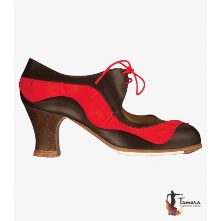 Chaussures professionnelles de flamenco Begoña Cervera modèle Chaussures de flamenco Volante Cordonera
