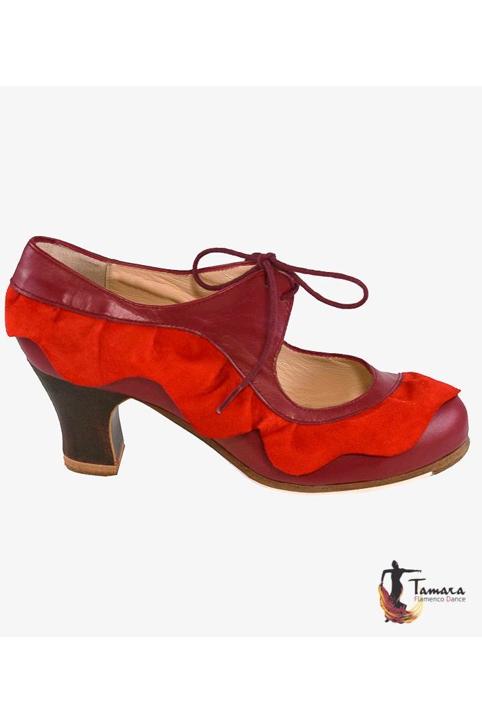 Begoña Cervera Flamenco shoes - Professionals model Flamenco shoes Volante Cordonera 