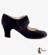 zapatos de flamenco profesionales en stock - Begoña Cervera - Velcro - Zapato profesional flamenco Begoña Cervera