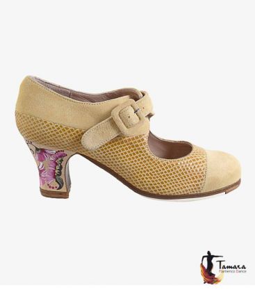 chaussures professionelles de flamenco pour femme - Begoña Cervera - Tricolor II Chaussure de flamenco professionnelle Begoña Cervera