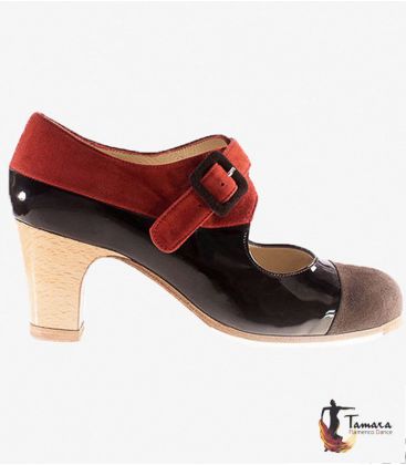 zapatos de flamenco profesionales personalizables - Begoña Cervera - Tricolor II - Zapato profesional flamenco Begoña Cervera