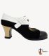 zapatos de flamenco profesionales personalizables - Begoña Cervera - Tricolor II - Zapato profesional flamenco Begoña Cervera