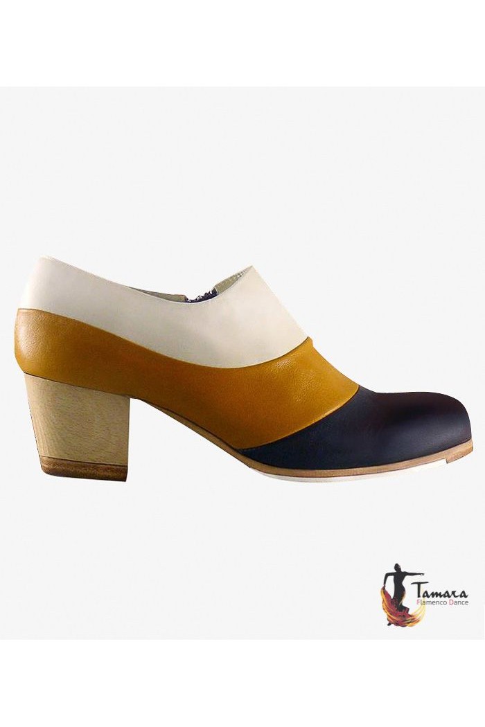 Begoña Cervera Flamenco shoes - Professionals model Flamenco shoes Tricolor 