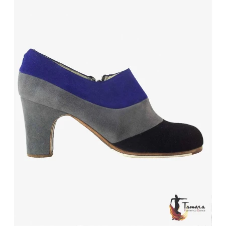 Begoña Cervera Flamenco shoes - Professionals model Flamenco shoes Tricolor