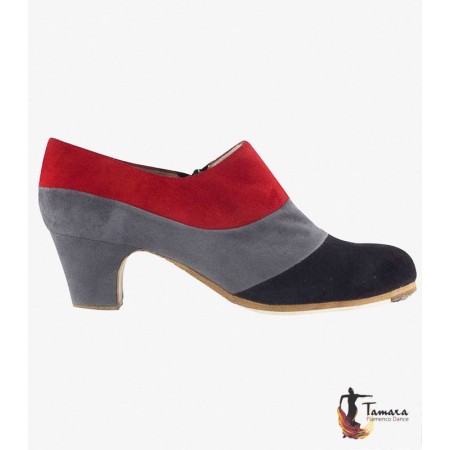 Begoña Cervera Flamenco shoes - Professionals model Flamenco shoes Tricolor