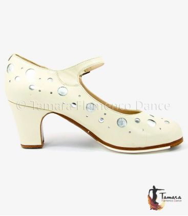 zapatos de flamenco profesionales personalizables - Begoña Cervera - Topos - Zapato profesional flamenco Begoña Cervera