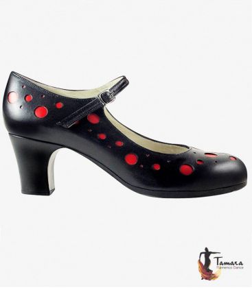 chaussures professionelles de flamenco pour femme - Begoña Cervera - Topos - Chaussure de flamenco professionnelle Begoña Cervera