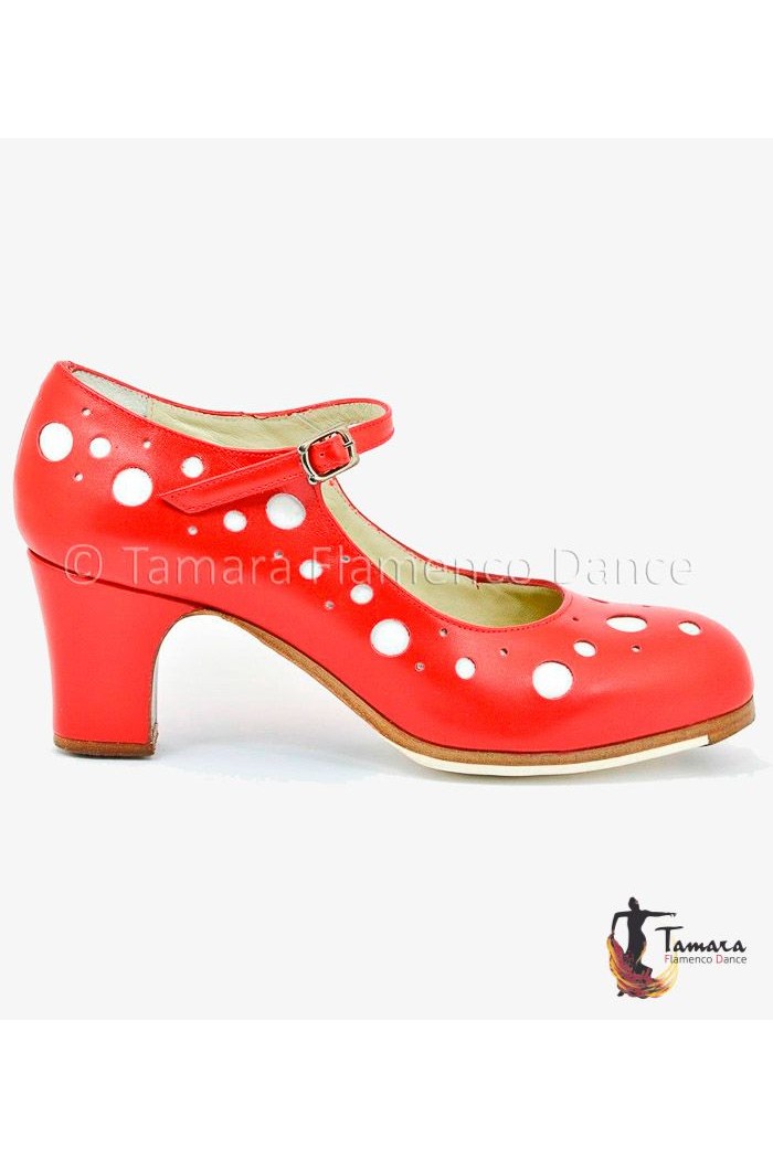 Begoña Cervera Flamenco shoes - Professionals model Flamenco shoes Topos 