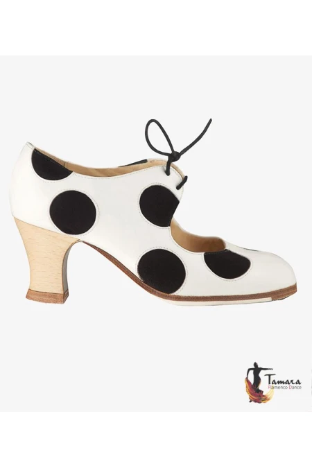 Cordonera Lunares zapato flamenco Begoña Cervera