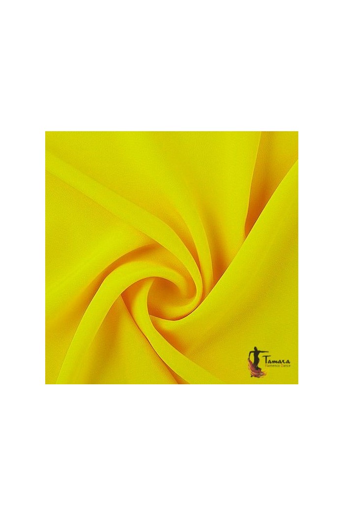 Châle foire uni/imprimé/lacé modèle Châle enfant - Crêpe (55-60 cm) Jaune