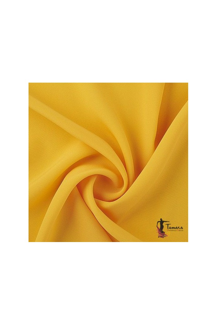 Châle foire uni/imprimé/lacé modèle Châle enfant - Crêpe (55-60 cm) Moutarde