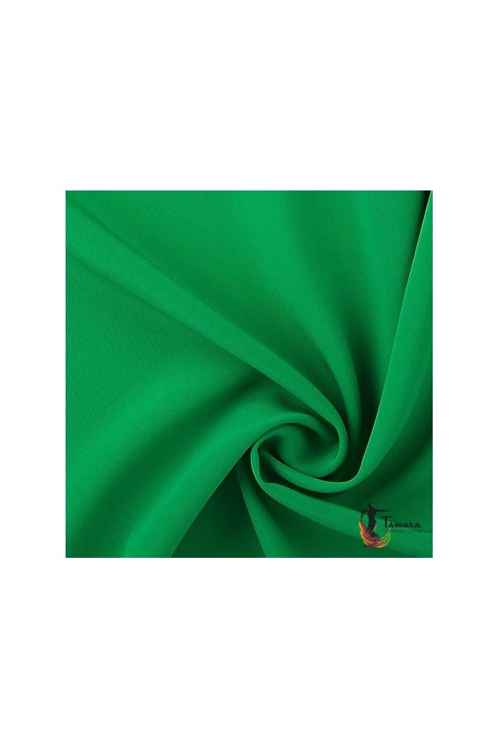 Mantoncillo feria liso/estampado/encaje modelo Mantoncillo niña - Crep (55-60 cm) Verde Andalucia