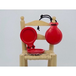 Castañuelas Filigrana modelo Buleria brillo nº4 Rojo (Iniciacion Infantil) 