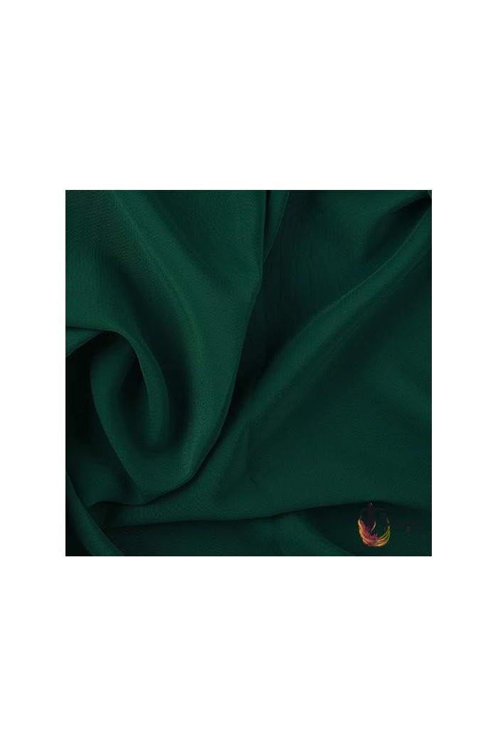 Châle foire uni/imprimé/lacé modèle Châle enfant - Crêpe (65-70 cm) Vert Bouteille