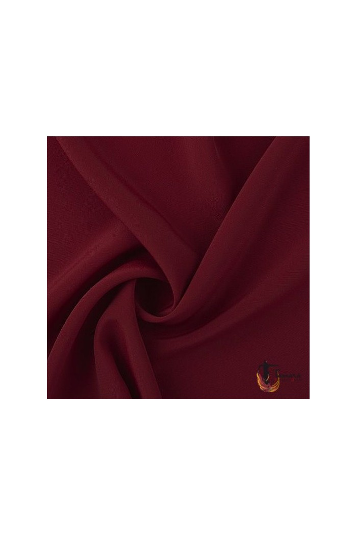 Châle foire uni/imprimé/lacé modèle Châle enfant - Crêpe (75-80 cm) Bordeaux