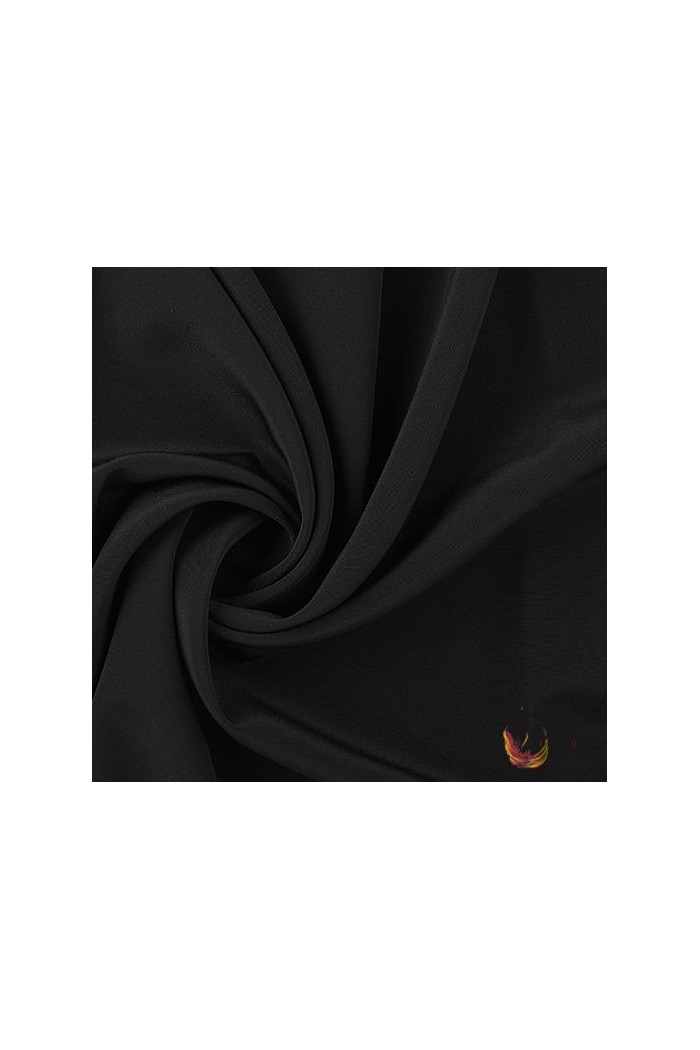  Fair shawl Plain/printed/lace shawl model Woman Shawl - Crepe Black