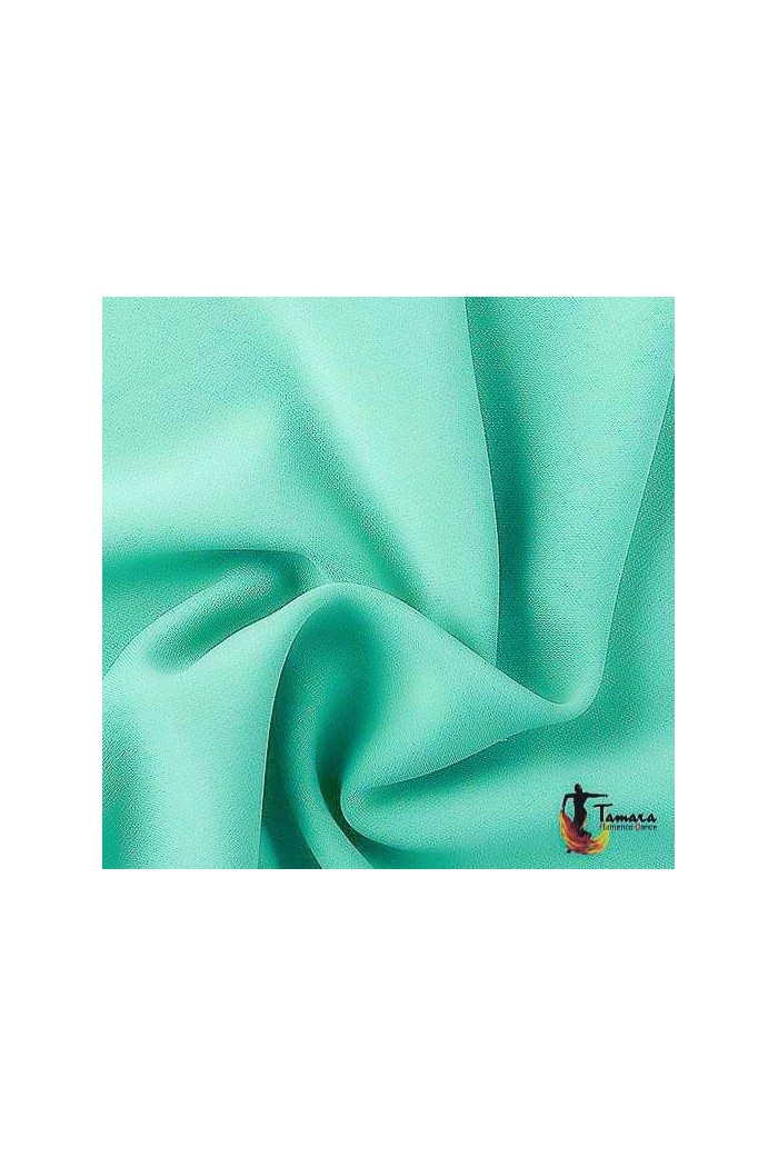 Mantoncillo feria liso/estampado/encaje modelo Mantoncillo Mujer - Crep Verde Agua