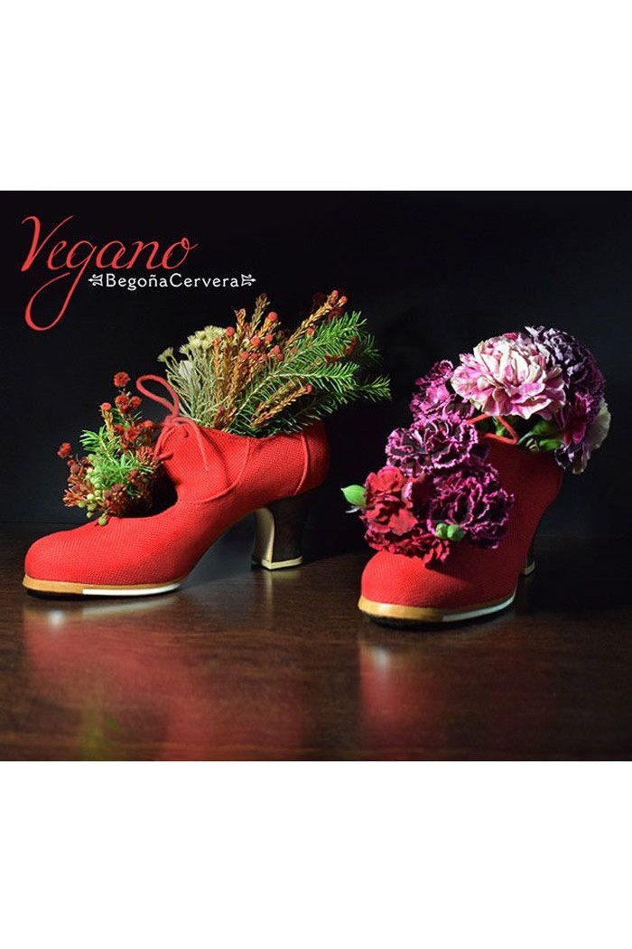 Chaussures professionnelles de flamenco Begoña Cervera modèle Chaussures de flamenco Vegano - En stock 