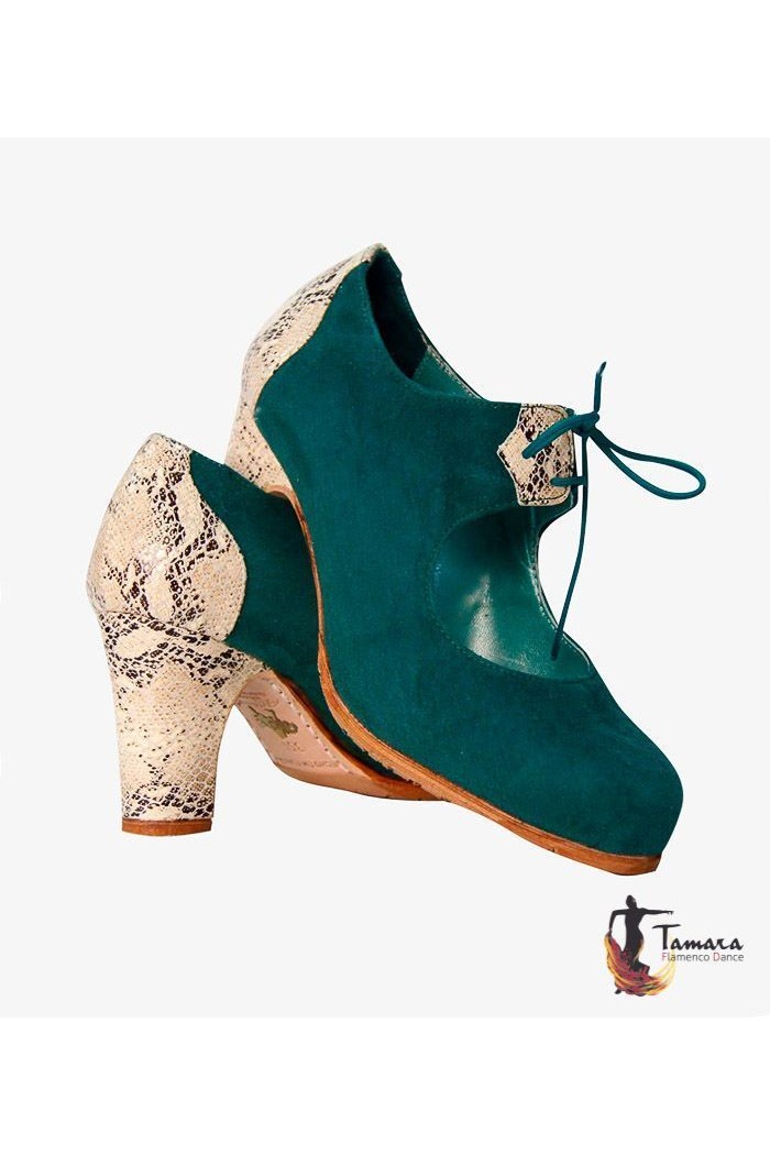 Zapatos de flamenco Profesionales Tamara modelo Zapatos de flamenco Solea Burdeos