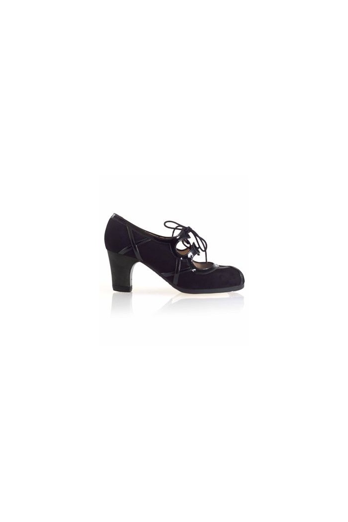 Zapatos de flamenco Profesionales modelo Zapatos de flamenco Barroco Cordones 