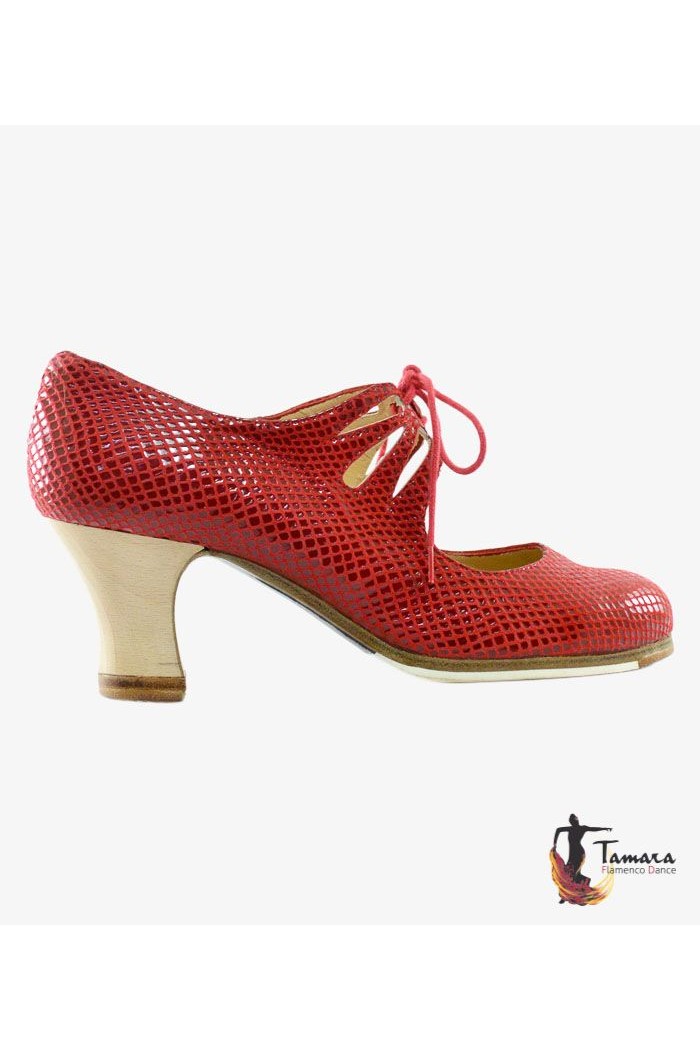 Zapatos de flamenco Profesionales modelo Zapatos de flamenco Cordonera Calado Negro