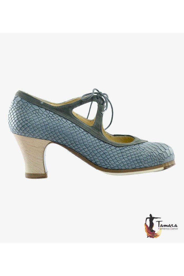 Zapatos de flamenco Profesionales modelo Zapatos de flamenco Candor negro-rojo