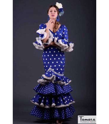 robes flamenco en stock livraison immédiate - Vestido de flamenca TAMARA Flamenco - Taille 42 - Cale (Identique à la photo)