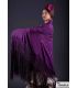 square embroidered manila shawl in stock - - Manila Spring Shawl - Purple Embroidered