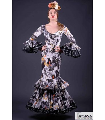 flamenco dresses in stock immediate shipment - Vestido de flamenca TAMARA Flamenco - Size 44 - Quema Flowers (Same photo)