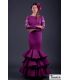 trajes de flamenca en stock envío inmediato - Vestido de flamenca TAMARA Flamenco - Talla 40 - Silvia Bordado (Igual foto)
