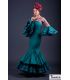 trajes de flamenca en stock envío inmediato - Vestido de flamenca TAMARA Flamenco - Talla 40 - Jade (Igual foto)